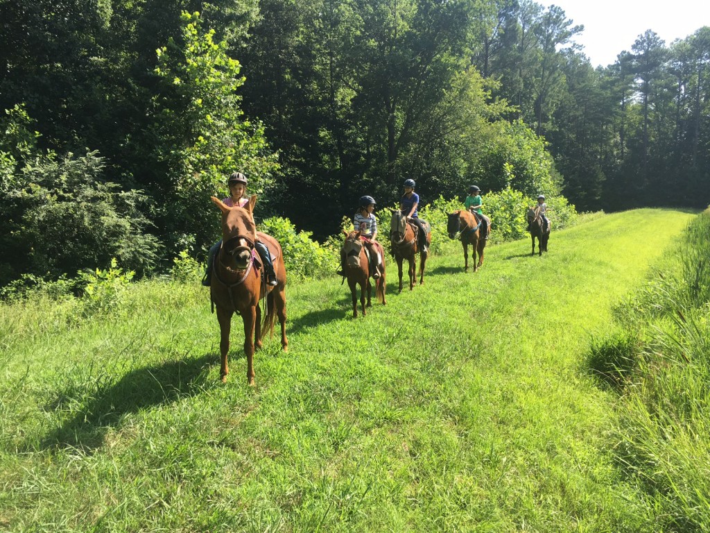 July 8-11 campers Trail Ride